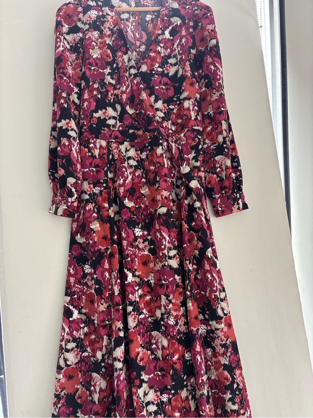 Chelsea28 Floral Print Long Sleeve Dress